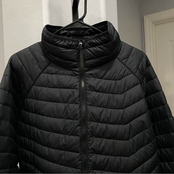 Men’s Columbia Omni-Heat Thermal Down Jacket Puffer Coat Size 3X Black NWOT Flaw - Picture 3 of 12